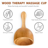 YMM 3-in-1 Wood Therapy Massage Tools, Lymphatic Drainage Massager Maderoterapia Kit for Body Shaping