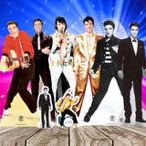 STAR CUTOUTS Fun Pack Ltd TT06 Presley Small Cardboard Cutouts Elvis Party Decorations for Fans, Crafting and Collectors Official Product, Table Tops