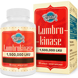 Pepeior Lumbrokinase 200mg (Max Activity 1,500,000 LKU) - Lumbrokinase Enzymes Supplement, More Effective Than Nattokinase - 90 Capsules