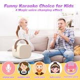 Mini Karaoke Machine Microphone,Fun Toys Christmas Birthday Gifts for Adult Kids/Toddler Boys Girls 3 4 5 6 7 8 9 10 11 12+,Portable Bluetooth Speaker with 2 Wireless Microphone