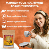 Borututu Root - Herbal Liver Detox Supplements - 100% Natural Liver Health Supplement, Premium 100g Package for Liver Cleanse and Overall Wellness - Boost Digestion, Circulation, and Immunity