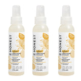 The Honest Company Conditioning Hair Detangler 3-Pack | Leave-in Conditioner + Fortifying Spray | Tear-free, Cruelty-Free, Hypoallergenic | Citrus Vanilla Refresh, 4 fl oz each (pack of 3)