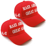 Puoyis MAGA Hat Make America Great Again Hat, 45-47 Trump Hat, Trump 2024 KAG Hat Baseball Cap