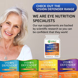 Vision Defender BP Eye Supplement: Bilberry and Pine Bark Extracts for Eye Pressure and Eye Health Support (60 Vegan Capsules)