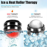 MoMoee Cold Massage Roller Ball,Manual Massage Ball Roller for Ice and Heat Therapy,Deep Tissue Massage Ball for Sore Muscles,Joint Pain,Muscle Recovery
