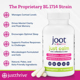 Just Thrive - Just Calm - Cortisol Manager - Calming, Memory, and Mood Support Supplement - Vegan, 90 Calm Capsules