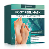 DERMORA Skin Treatment Mask Foot Peel Mask - 8 Pack of Regular Size Skin Exfoliating, Soothing Foot Masks for Smooth Skin,Exfoliating,Cracked Heels, Callus - Original Scent