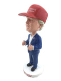 Donald Trump Presidential Bobblehead with MAGA Hat