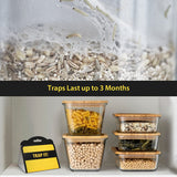 TRAP IT! Pantry Moth Traps, 10 Pack Sticky Glue Trap Indoor with Pheromones to Attract an