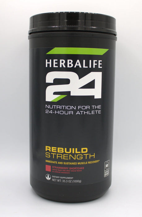 HERBALIFE24 Rebuild Strength: Strawberry Shortcake (1000 G), Nutrition for The 24-Hour Athlete, Rebuild Lean Muscle, Support Immune Function, Natural Flavor, No Artificial Sweetener