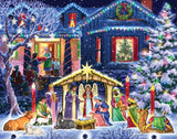 Nighttime Nativity Advent Calendar (Countdown to Christmas) with Holiday Pictures by Vermont Christmas Company