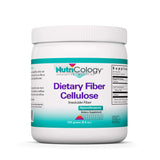 Nutricology Dietary Fiber Powder - 2000mg Insoluble Fiber Supplement, Microcrystalline Cellulose Powder, Powdered Cellulose, Non-Fermentable, Hypoallergenic - 8.8 Oz