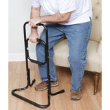 Bandwagon Chair Stand Assist - Portable Bar Helps You Rise from Seated Position - Lift Safety Elderly Assistance Products, Metal, Black