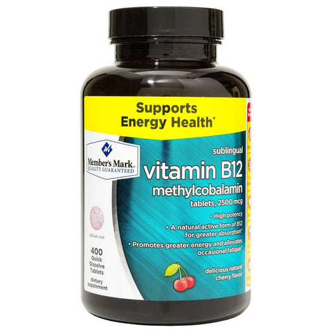 Member's Mark Sublingual Vitamin B12 5000mcg (300 Count)