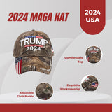 Trump 2024 Hat Donald Trump Hat Take America Back MAGA USA Embroidery Adjustable Baseball Cap