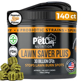 Pet Chef Lawn Saver Dog Treats - Powerful Dog Urine Neutralizer for Lawn, Grass Saver Soft Chews, Prevents Lawn Burn from Dog Urine, Green Grass Dog Chews for Healthy Lawns
