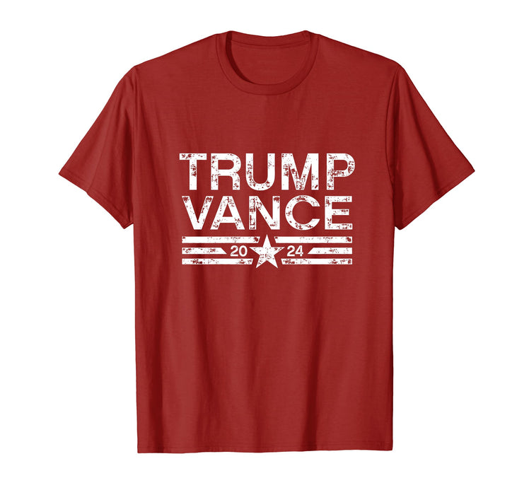 Trump J.D. Vance 2024 Retro Stripe Trump Vance T-Shirt