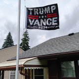 Trump Vance 2024 Flag For President Flag Double Sided 3x5 Outdoor- 3Ply 240D 4 Rows Stitched- Donald Trump Take America Back Flags Banner - UV Fade Resistant With Canvas Header & 2 Brass Grommets