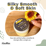 Vanman's NO ADDED SCENT Tallow and Honey Balm (2 oz) - 3 Pack - Grass Fed Beef Tallow & Honey Balm w/Vitamins A, K, D, E – Tallow Moisturizer Creates Soft, Smooth Skin - All-Purpose Tallow Skin Care