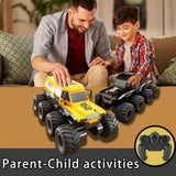 KB KAIBO Amphibious RC Truck 1: 12 8WD, 2.4G Off road Waterproof Large Remote Control Car for Boys, All Terrain RC Car Toys for 7 8 9 10 11 12 Year Old Boys/Girls 4+, Gift Birthday Christmas -Black