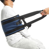 Nutscapt Transfer Sling Transfer Belts Senior Home Care,Strong Straps and Two Sets of Soft Rubber Handles Body Mobility Aid for Patients,Seniors Disabled, Elderly, Injured (Dark Blue, 35in*9.5in)