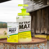 RESCUE! Fly Trap Max Bundle – Large Reusable Outdoor Fly Trap - 2 Traps + 2 Refill