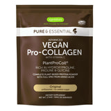Pure & Essential Vegan Collagen Peptide Powder, Enhanced with Glycine, Proline & Hydroxyproline & Cofactor Vitamin C, Non GMO, Complete Vegetarian Plant Based Collagen Powder Booster, 35 Servings