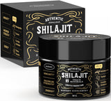 taolemi Shilajit Pure Himalayan Organic, Shilajit Resin with 85+ Trace Minerals and Fulvic Acid for Enhanced Energy and Immune, Support Men & Women, Gold Grade, 800MG/time, 60+ Serving 50g Jar