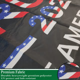 Trump Flags 2024 3x5 Outdoor Take America Back- Donald Trump Flags Made In USA Double Sided Black 3 Ply Heavy Duty with 2 Brass Grommets for Outside Oudoor