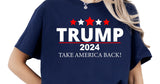 IHK Trump 2024 T-Shirt, Trump 2024 Election, Trump 2024, Donald Trump 2024 Shirt (US, Alpha, Large, Regular, Regular, Navy)