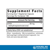 Douglas Laboratories DHEA 50 mg – 100 Vegetarian Capsules – Non-GMO, Micronized Supplement