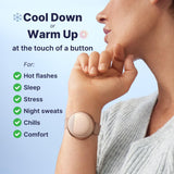 Embr Wave Cooling and Warming Wristband - Personalized Thermal Relief - Manage Hot Flashes, Night Sweats, Sleep - FSA HSA Eligible - Clinically Proven - Rechargeable - Rose Gold