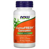 NOW Supplements, CurcuFRESH™ Curcumin, Derived from Fresh Turmeric Juice, Curcumin Juice Complex, 60 Veg Capsules