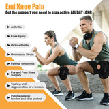 Hinged Knee Brace, Adjustable Knee Support Wrap for Men and Women, Pain Relief Swelling and Inflammation, Patellar Tendon Support Sleeve for Helping Relieve Strains, Sprains, ACL, MCL Injuries