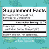 Chlorophyll Liquid Drops for Immune Support | Liquid Chlorophyll Drops | Energy Boost | Skin Care Supplement | Natural Deodorant | Vegan | Non-GMO | Gluten Free | 2 Fl Oz | 2 Pack