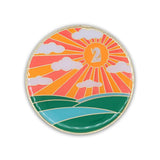 2 Year Sobriety Chip | Sunlight of The Spirit AA Coin Recovery Gift Affirmation Token | Glow in The Dark Gold Plated Medallion