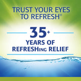 Refresh Relieva PF Lubricant Eye Drops, Preservative-Free, 0.01 Fl Oz Single-Use Containers, 30 Count