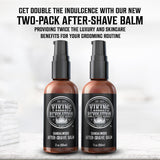 Luxury After-Shave Balm for Men - Premium After-Shave Lotion - Soothes and Moisturizes Face After Shaving - Eliminates Razor Burn for A Silky Smooth Finish - Sandalwood Scent (2 Pack)