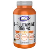 NOW Foods L-Glutamine, Double Strength 1000 mg - 240 Veg Capsules