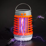 Mozz Guard Mosquito Zapper 2024, New Solar Outdoor Waterproof Mosquito Lamp, Portable Suitable for Home Garden, Camping, Picnic (Orange-1Pc)