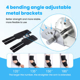 Cubital Tunnel Syndrome Elbow Brace, Ulnar Nerve Entrapment Splint, Elbow Immobilizer for Night Sleeping and Day Working, 4 Angles Adjustable, Fit Women & Men, Right & Left Arm - L/XL