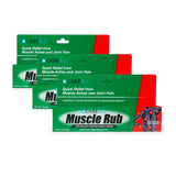 CareAll Muscle Rub Non-Greasy Cream 3.0 oz. (3 Pack) Ultra Strength. Relief from Minor Aches and Pains in Muscles and Joints. 10% Menthol & 15% Methyl Salicylate