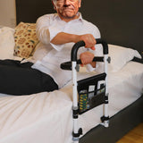 Svnntaa Bed Rails for Elderly Adults Safety Bed Assist Rail for Seniors with Storage Bag Fits King Queen Full Twin Bed