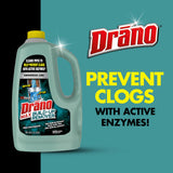 Drano Max Build Up Remover Drain Clog Remover and Cleaner, Great for Clog Prevention, Commercial Line, 60 oz