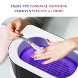 Paraffin Wax Machine for Hand and Feet - Karite Paraffin Wax Bath 4000ml Paraffin Wax Warmer Moisturizing Kit Auto-time and Keep Warm Paraffin Hand Wax Machine