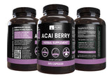 Pure Original Ingredients Acai Berry (365 Capsules) No Magnesium Or Rice Fillers, Always Pure, Lab Verified