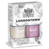 LONDONTOWN Clean Up Cuticles Set - Cuticle Remover & Soft Touch Nail Scrub,0.4 Fl Oz (Pack of 2)