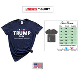 IHK Trump 2024 T-Shirt, Trump 2024 Election, Trump 2024, Donald Trump 2024 Shirt (US, Alpha, X-Large, Regular, Regular, Navy)