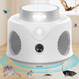 Ultrasonic Pest Repeller Indoor,Rodent Repellent Ultrasonic Plug in,Squirrel Mice/Rat Repellent Attic for House,Electronic Ultrasonic Mouse Repellent Devices,9 LED Strobe Lights 3 Model Switch