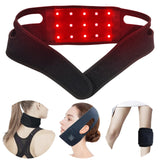 Infrared Red Light Therapy for Knee Neck Ankle Relief Near Infrared Heating Pad for Pain Relief Wearable Hand Wrist Legs Red Infrared Light Heated Wrap Belt for Home Office Use with 3 Gears Timer